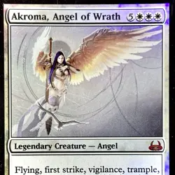 Akroma, Angel of Wrath - FOIL - MTG - Duel Decks - 1/62 - MYTHIC ~ NM - Image 1