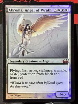 Akroma, Angel of Wrath - FOIL - MTG - Duel Decks - 1/62 - MYTHIC ~ NM - Image 3