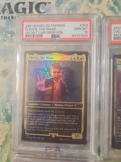 MTG Commander, Stranger Things Foil Secret Lair Complete Set. Graded PSA 10, 9! - Image 2