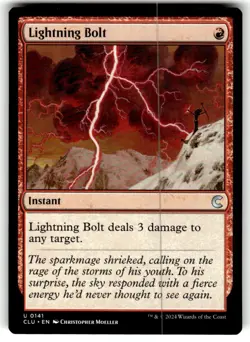 Lightning Bolt Clue MTG NM Regular - Image 1