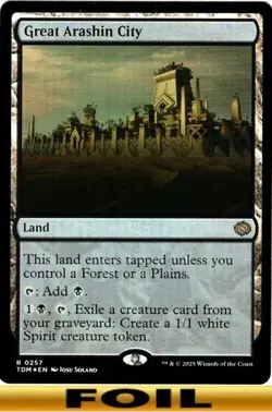 1x - Great Arashin City - [SELECT] - Tarkir: Dragonstorm - NM MTG - Image 2