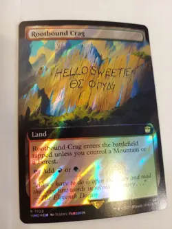 Rootbound Crag (Extended Art) (Surge Foil) Universes Beyond: Doctor Who Foil - Image 1