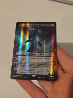 MTG War of the Spark Mythic Edition Ugin the Spirit Dragon Borderless Foil - Image 2