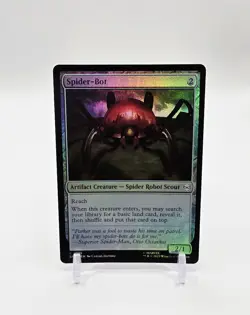 Spider-Bot Common Foil Magic The Gathering TCG Marvel's Spider-Man 173 - Image 1