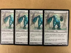 MTG 4x Myr Enforcer # 211 Mirrodin Pauper Modern Magic the Gathering x4 LP - Image 1