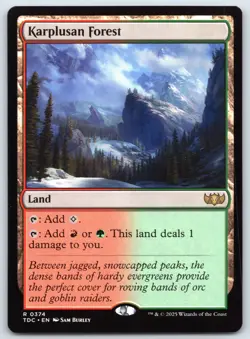 Karplusan Forest - Commander: Tarkir: Dragonstorm - MTG - Near Mint - Image 1