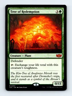 #97 2025 Tarkir: Dragonstorm Commander TDC = Tree of Redemption Mythic - Image 1