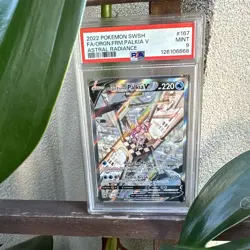 Pokemon Astral Radiance - Origin Forme Palkia V #167 PSA 9 - Image 1