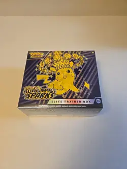 Pokemon Scarlet Violet Surging Sparks ETB NEW FACTORY SEALED - Image 1