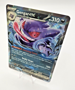Pokemon TCG Gengar ex Scarlet & Violet-Temporal Forces 104/162 Holo Double Rare - Image 1