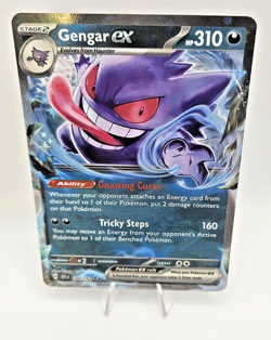 Pokemon TCG Gengar ex Scarlet & Violet-Temporal Forces 104/162 Holo Double Rare - Image 2