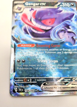 Pokemon TCG Gengar ex Scarlet & Violet-Temporal Forces 104/162 Holo Double Rare - Image 5