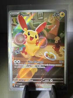 Pokemon TCG- Plusle 193/182 SV04: Paradox Rift Holo Illustration Rare NM/M - Image 1