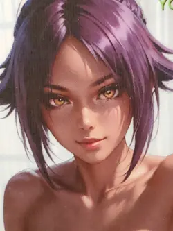 H 71 Yoruichi Towel Spicy Lonestar Customs Waifu Series 3 BB Card - Image 3