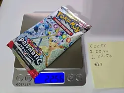 HEAVY 22.56g Prismatic Evolutions Booster Pack - Pokemon TCG - Sealed - Image 1