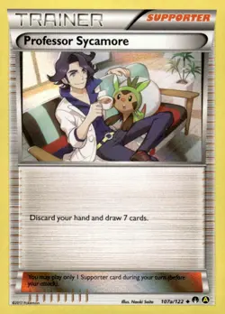Pokemon TCG BreakPoint #107a/122 Professor Sycamore (Holo) - Image 1