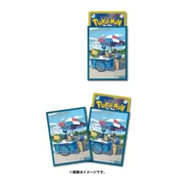 Pokemon Poliwag Heracross Sunflora Japanese Deck Shields Pokemon 64 Sleeves USA - Image 3