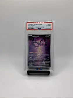 2024 POKEMON SHROUDED FABLE PECHARUNT POKEMON CENTER STAMP PROMO PSA 10 - Image 1