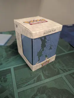 Pokemon TCG Ultra Pro Elite Series Lucario Alcove Flip Deck Box New - Image 1