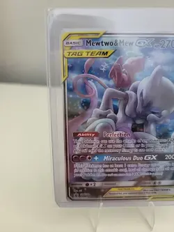 Pokemon Mewtwo & Mew GX Tag Team SM191 Black Star Promo - Image 4