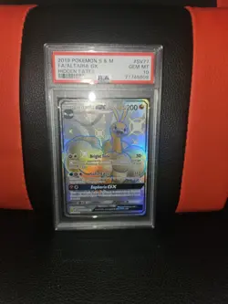 Pokemon TCG Altaria GX Hidden Fates SV77/SV94 Full Art Ultra Rare PSA 10 - Image 1