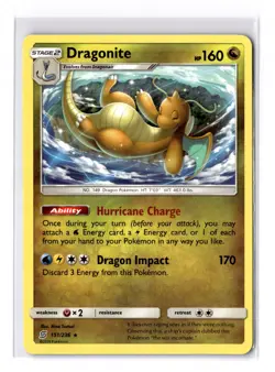 Dragonite - 151/236 Sun & Moon Unified Minds Regular Rare - NM - POKEMON TCG - Image 1