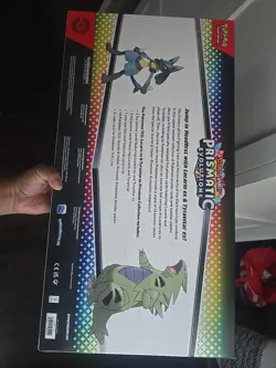 Pokemon TCG Prismatic Evolutions Lucario Ex + Tyranitar Ex Premium Collection - Image 2