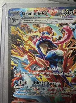 2024 POKEMON GRENINJA EX TWILIGHT MASQUERADE SPECIAL ILLUSTRATION #214/167! MINT - Image 3