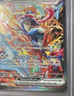 2024 POKEMON GRENINJA EX TWILIGHT MASQUERADE SPECIAL ILLUSTRATION #214/167! MINT - Image 5