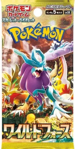 Pokemon Wild Force Booster Pack SV5K Scarlet & Violet Japanese TCG | USA Seller - Image 1