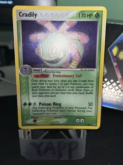 Cradily 7/108 Holo Rare Pokemon 2007 EX Power Keepers - Image 1