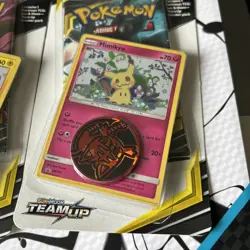 Pokemon Team Up Blister Booster Pack PIKACHU & MIMIKYU Promo Cards SM162 & SM163 - Image 4