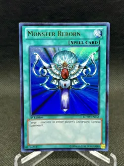 Yu-Gi-Oh! TCG Monster Reborn LCYW-EN058 1st Edition Near Mint Free Shipping - Image 1