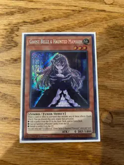 Ghost Bell & Haunted Mansion FLOD-EN033 1st Ed Secret Rare Yu-Gi-Oh! - Image 1