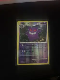 Pokemon TCG Gengar 17/99 Platinum Arceus Rare Non-Holo Card - Image 1