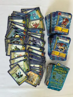 Digimon Digi Battle Cards Series 1 2 & 4 Lot - Image 1