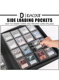 Toploader Binder 16 Pocket - Fits 640 Cards, Premium 4X4 Ringless Card Binder - Image 3