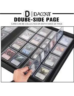 Toploader Binder 16 Pocket - Fits 640 Cards, Premium 4X4 Ringless Card Binder - Image 4