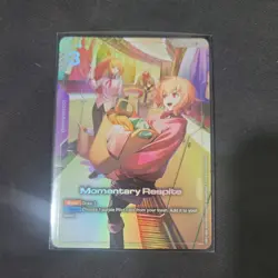 Gundam TCG Card Game Dual Impact GD02-112 R+ Momentary Respite Alt Art Rare NM - Image 1