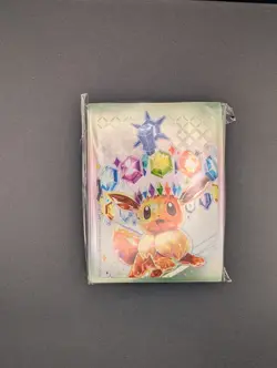 Pokemon Prismatic Evolutions CARD SLEEVES (pack of 65 x3) from ETB - 195 NEW - Image 1