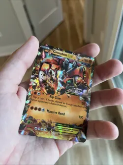 Pokemon Groudon EX Primal Clash Ultra Rare Holo Card 85/160 - Image 3