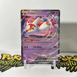 Latias EX 76/191 - Surging Sparks Double Rare Holo - Pokemon TCG Card Near Mint - Image 1
