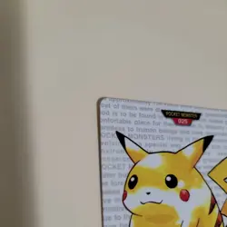 Pokemon Carddass Card Pikachu No.25 Bandai Pocket Monsters Green ver. 1996 - Image 5