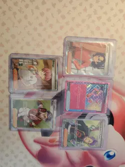 Pokemon 5 Card Lot Full Art Trainer 🔥14 - Image 2
