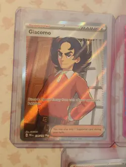 Pokemon 5 Card Lot Full Art Trainer 🔥14 - Image 3