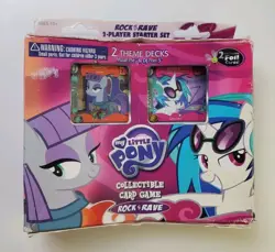 2014 Hasbro My Little Pony Rock N Rave Card Game Starter Set 2 pks, NEW SEALED - Image 1