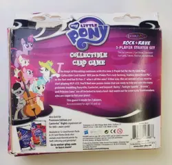 2014 Hasbro My Little Pony Rock N Rave Card Game Starter Set 2 pks, NEW SEALED - Image 2
