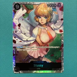 One Piece Card Game Stussy OP07-085 500 Years in the Future Foil SR - Image 1