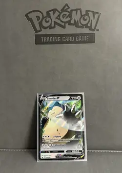 Pokemon Trading Card Game Snoralax V 141/202 & Graphite Pin - Mint - Image 2