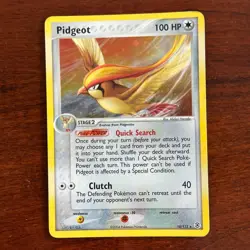 Pidgeot 10/112 Holo Rare EX FireRed LeafGreen Pokemon Card - Image 1